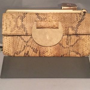 R&Y Augousti designer authentic vintage clutch